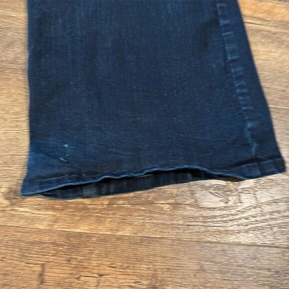 Liz Claiborne Plus Size 22W Blue Bootcut Dark Wash Jeans Classic Fit READ - Picture 4 of 11